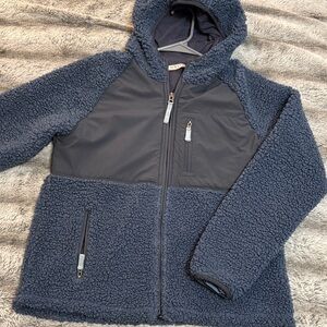 Orvis Navy Sherpa Fleece Jacket